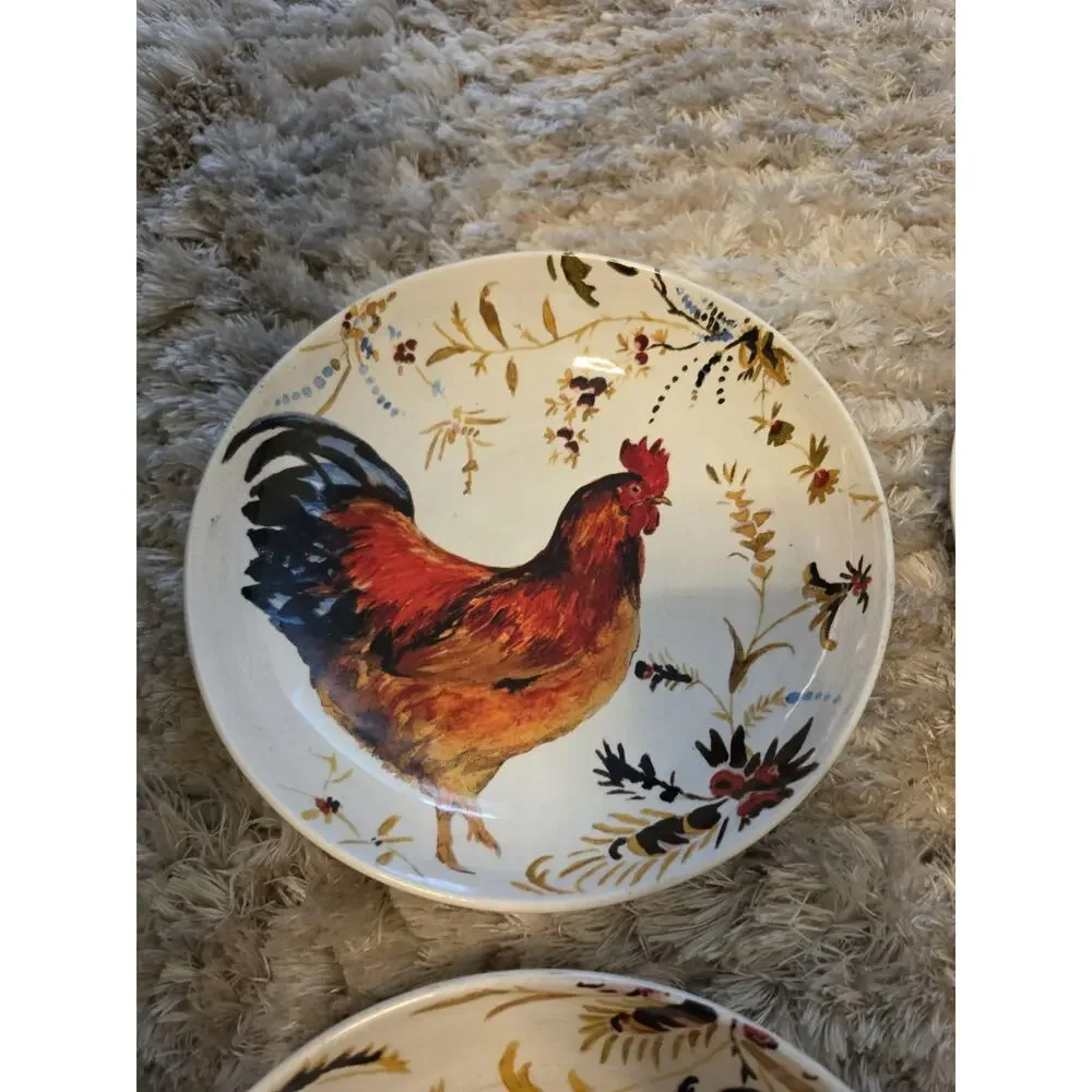 4 Williams Sonoma Rooster Chicken Francais Marc Lacaze 10